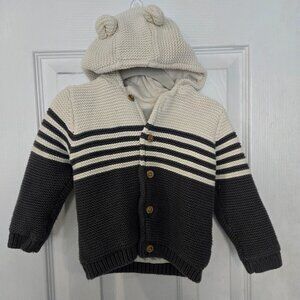M&S Thick Button Up Jacket  24m